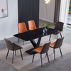 Modern Furniture Marble Dining Table Top Dining Table Set 6 Chairs Person Dining Table and Chairs