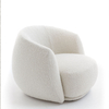 Nordic Modern Living Room Leisure Lounge Chair Sofa Set Curved Shaped Cashmere Velvet Home Sofa for Hotel Project Furniture