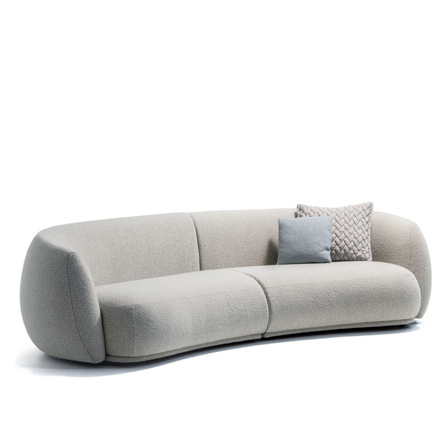 Modern Style Comfortable Living Room Sofa Set Velvet Fabric Upholstery Sofa With the Metal Foot