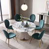 Wholesale Gold Luxury Nordic Cheap Indoor Home Furniture Room Restaurant Dinning Leather Velvet Modern Dining Chair