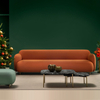 Modern Designed Leisure Fabric Velvet Hotel Apartments Home Office Living Room Couch Set 1+3 Sofa Furniture